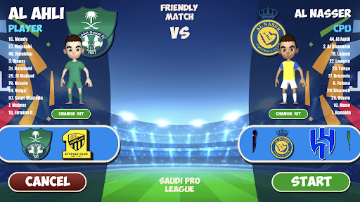 Screenshot Saudi Pro League Football Game