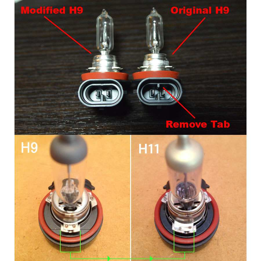 H9 & H11 bulbs