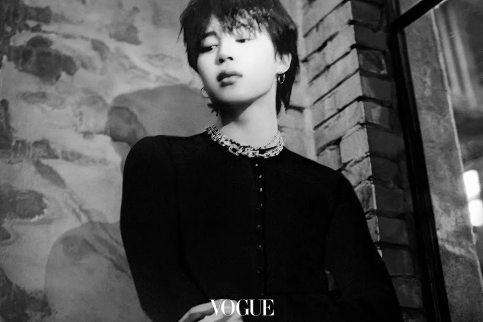 BTS's Jimin shows off his delicate yet powerful, shy yet daring charms on  'Vogue Korea' magazine