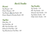 Hotel Spice Bawarchi menu 2