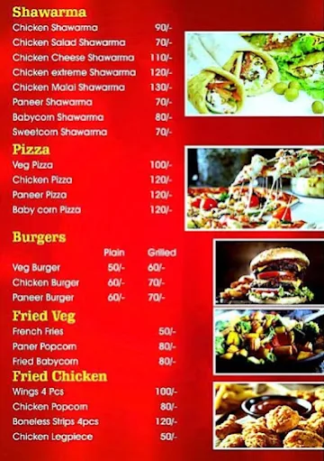 Yummy Chinese menu 