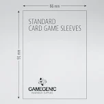 PRIME Standard Card Sleeves (63x88 mm) 50 (Code Gray) - Gamemaniacs