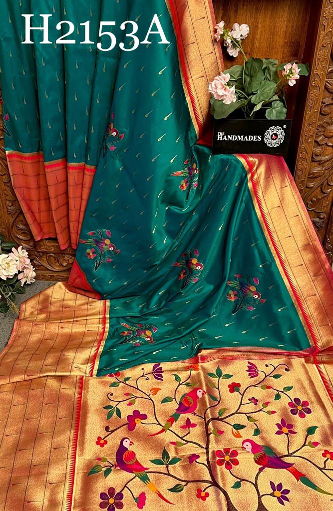 Rich NEW PAITHANI HEAVY Pallu sarees