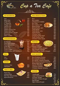 Cup A Tea menu 1