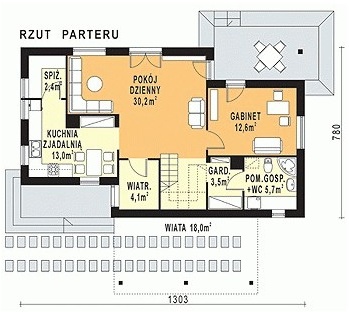 WB-3962 - Rzut parteru