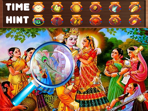 Lord Radha Krishna Hidden Object Janmashtami Game