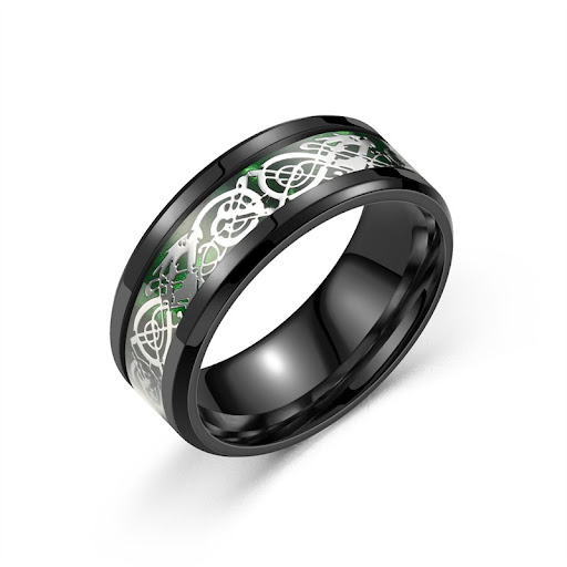 Title 6, Titanium Steel Mens Ring European and American...