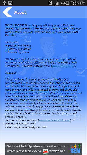 Pincode Directory India