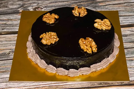 Chocolate Truffle Walnut Cake