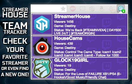 StreamerHouse Team Tracker Preview image 0