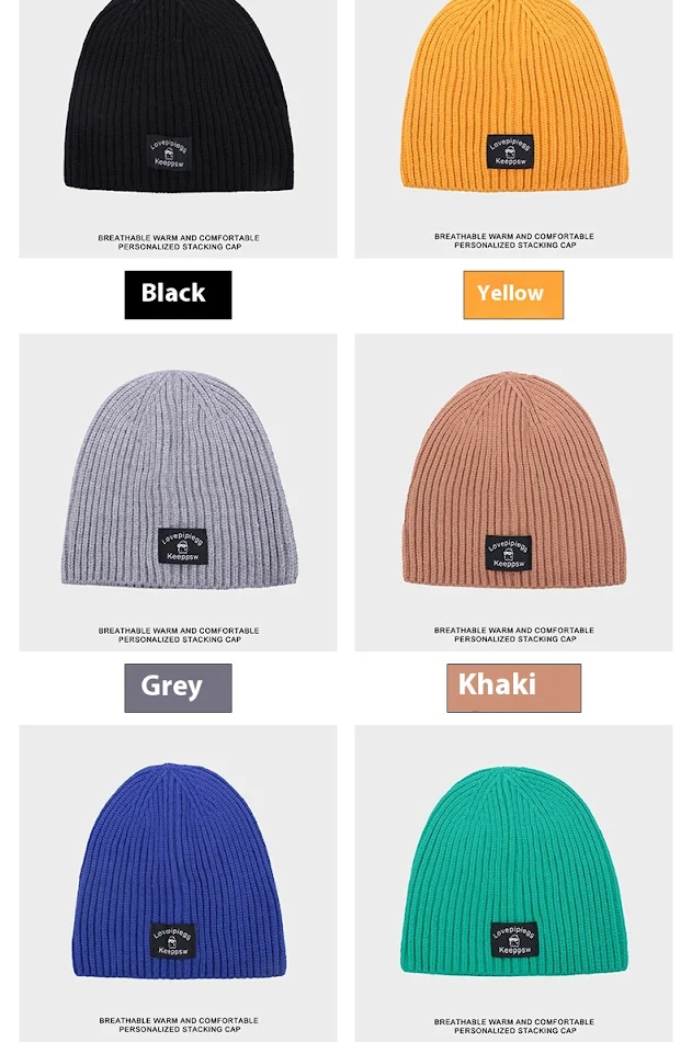 Bonnet en tricot simple et tendance, assorti à toutes vos tenues. L'accessoire parfait pour un look décontracté et élégant, idéal au quotidien.