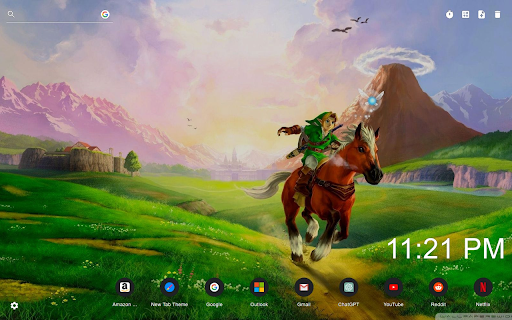 Zelda New Tab Wallpaper Theme