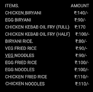 A1 Biryani Point menu 1