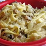 Polish Noodles and Sauerkraut Recipe - Kluski z Kwasna&nbsp;Kapusta was pinched from <a href="http://easteuropeanfood.about.com/od/polishnoodlesanddumpling/r/kluskikraut.htm" target="_blank">easteuropeanfood.about.com.</a>