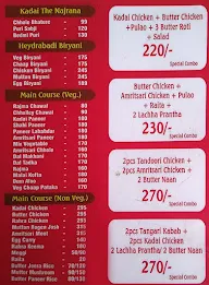 Krishna Foods Family Restaurant menu 2