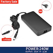 Bộ Sạc Laptop Dell 240W Ac 7.4 * 5.0Mm Cho Dell Alienware 13 15 17 R1 R2 R3 R4 R5 M15 M17 M11X M14X M17X G3 G5 G7 7710 7540 M6400 M6500 M6700 M6800 M4300