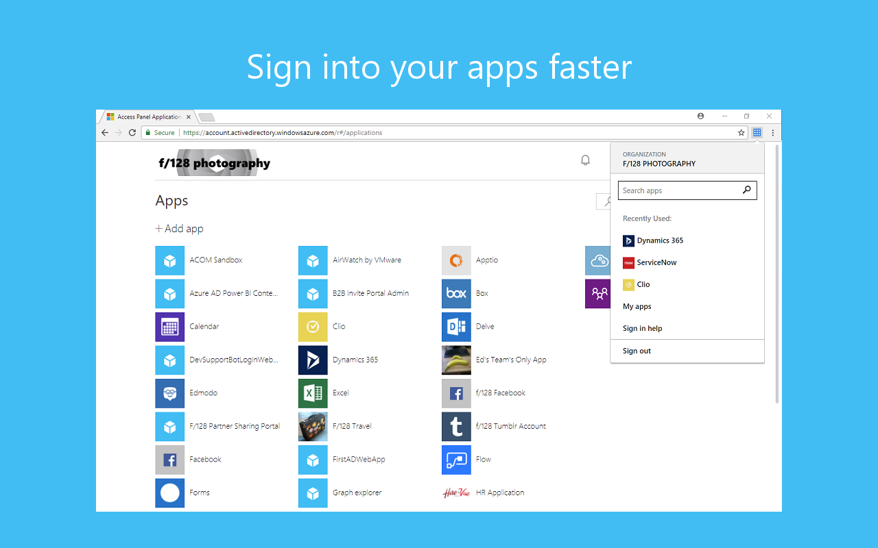 My Apps Secure Sign-in Extension Preview image 1