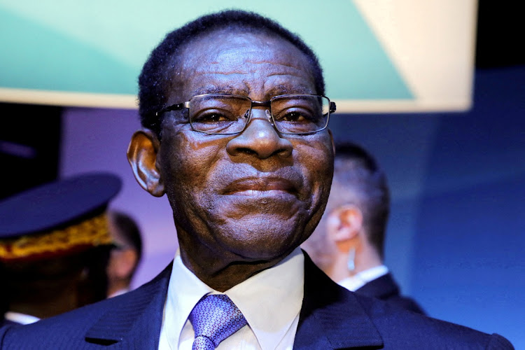 Equatorial Guinea's President Teodoro Obiang Nguema Mbasogo attends the plenary session of the Paris Peace Forum in France, November 12 2019. Picture: LUDOVIC MARIN/REUTERS