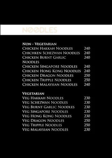 Sammy's Kitchen menu 