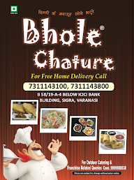 Bhole Chature menu 1