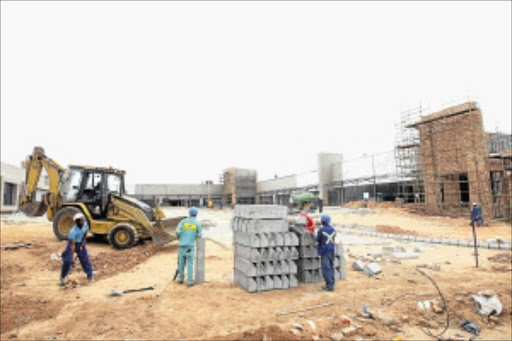 CONTROVERSIAL: A new shopping mall, Diepkloof Square Community Shopping Centre, being built in Soweto. PHOTO: VELI NHLAPO