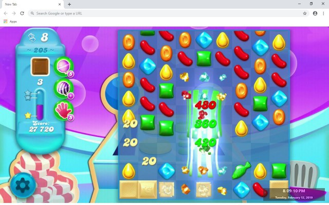 Candy Crush Soda Saga New Tab