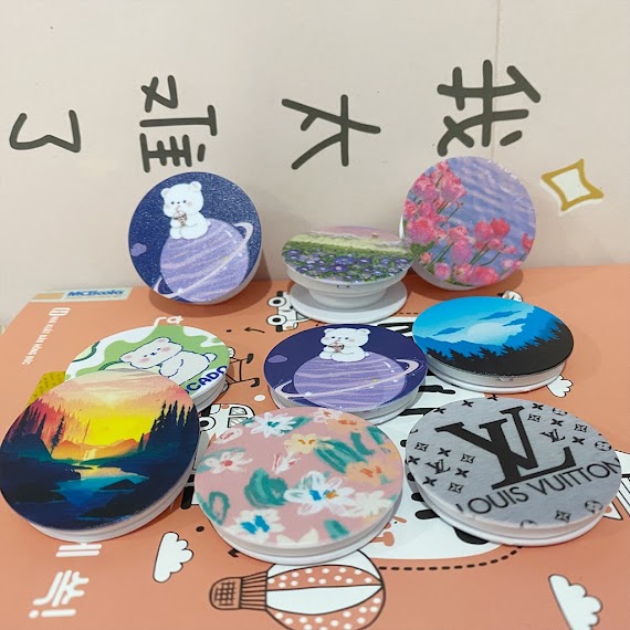 [Giao Ngẫu Nhiên] Giá Đỡ Popsocket Chống Lưng Cho Điện Thoại