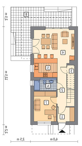 Światła miasta - wariant I - M225a - Rzut parteru