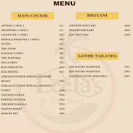 Leelas Kitchen menu 1