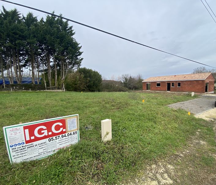 Vente terrain  415 m² à Lugon-et-l'Ile-du-Carney (33240), 65 000 €