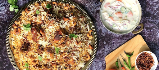 Double Masala Chicken Dum Biryani