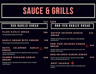 Sauce & Grills menu 1