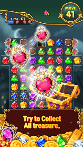 Jewels Mystery Match 3 Puzzle
