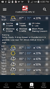 WCSC Live 5 Weather screenshot 3