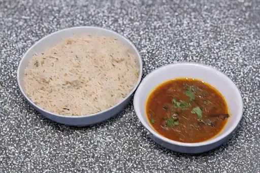 Bagara Rice With Bhindi Bagara