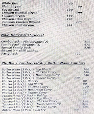 Nala Bheema Restaurant and Parcels menu 4