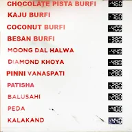 New Greenways Sweets & Namkeen menu 2