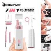 Bluewow Bộ Bàn Chải Làm Sạch Bàn Phím Máy Tính 7 Trong 1, Bút Vệ Sinh Tai Nghe Cho Bàn Phím Tai Nghe, Dụng Cụ Vệ Sinh Bàn Phím, Bộ Dụng Cụ Kéo Keycap