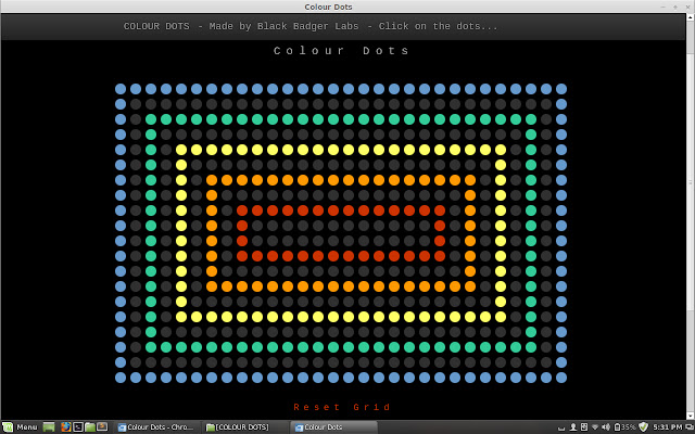 Colour Dots chrome extension