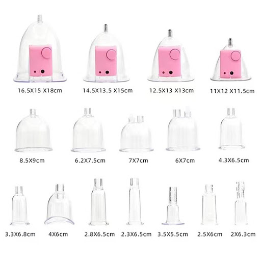 Title 8, Fever Breast Vacuum Machine for Massage, Scrapi...