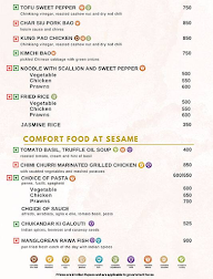 Sesame - Hyatt Centric menu 4