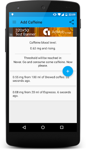 Caffeine Tracker