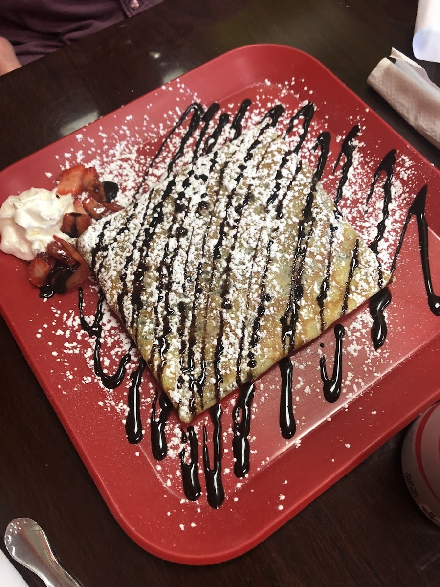 GF Strawberry Crepe!!!! Absolutely perfect!