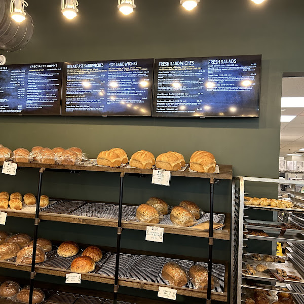 All the fresh bread. We bought a fresh loaf from the oven