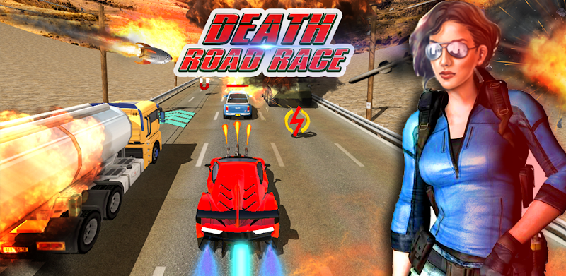 Death Road Race - Car Shooting Game