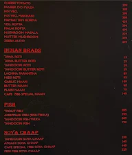 Cafe 1986 menu 1