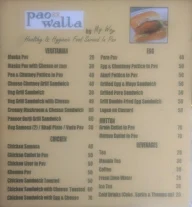 Pao Walla By My way menu 1