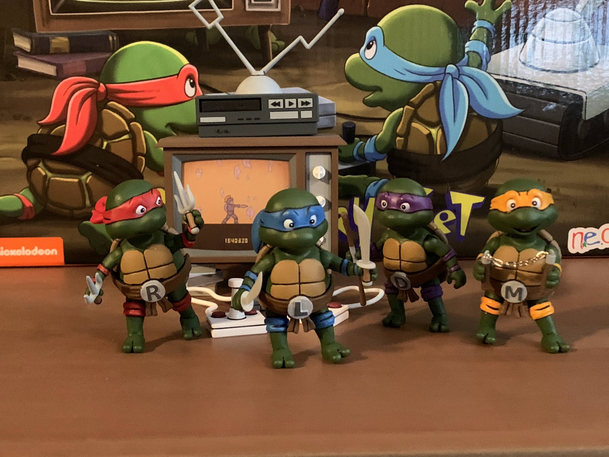 NECA Cartoon TMNT Accessory Set | The Nostalgia Spot