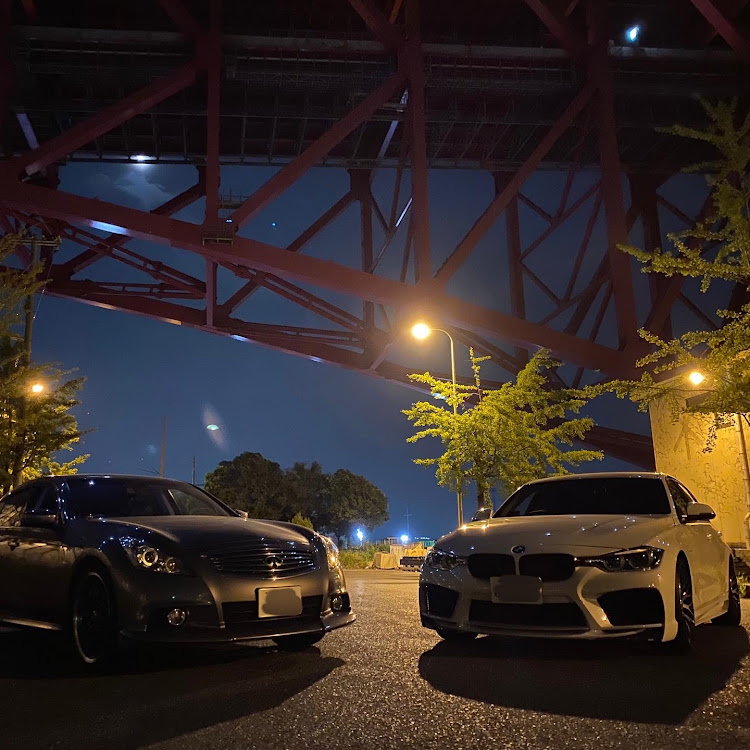 スカイラインのドライブ・370gt・bmw・お盆休み・ひさしぶりの投稿に関するカスタム事例の投稿画像6枚目