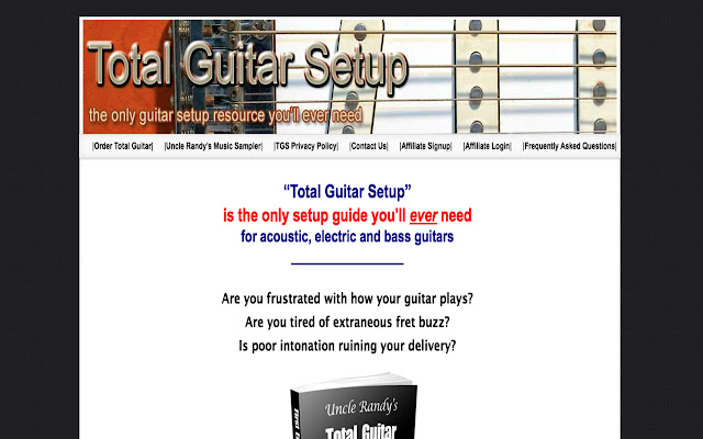 total guitar setup guide chrome extension